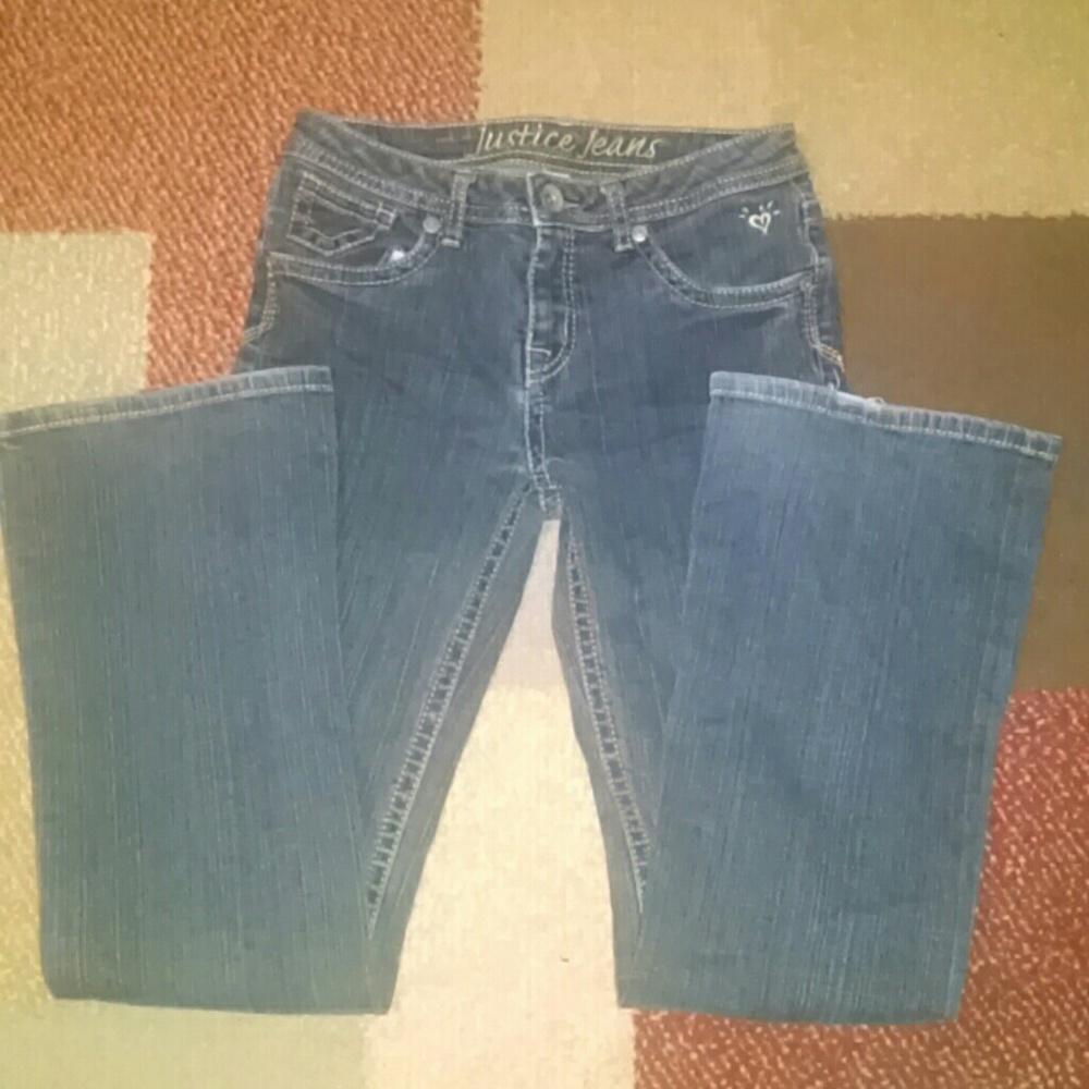 Girls Justice 14 reg bootcut jeans